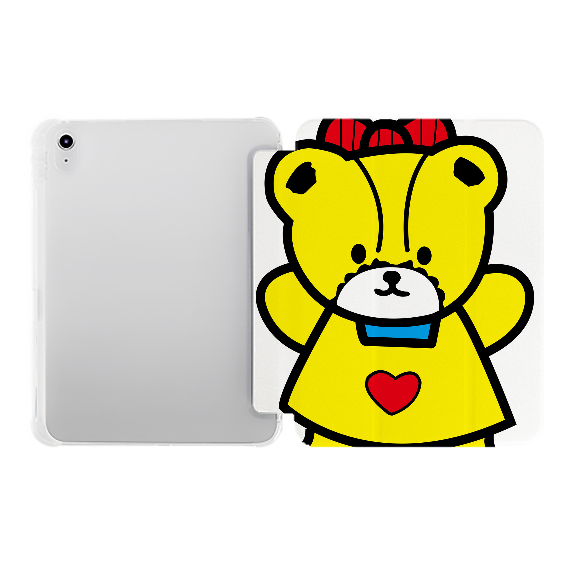 （画像用） Hello Kitty ハローキティ IPad ケース ペン収納付き 三つ折りスタンド PUレザー×シリコン 対応機種9.5/10.5/10.9インチ